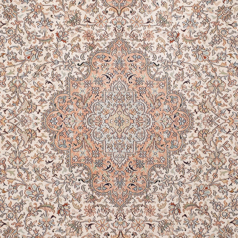 Zijden tapijt - Kashmir Silk - 329 x 244 cm - beige