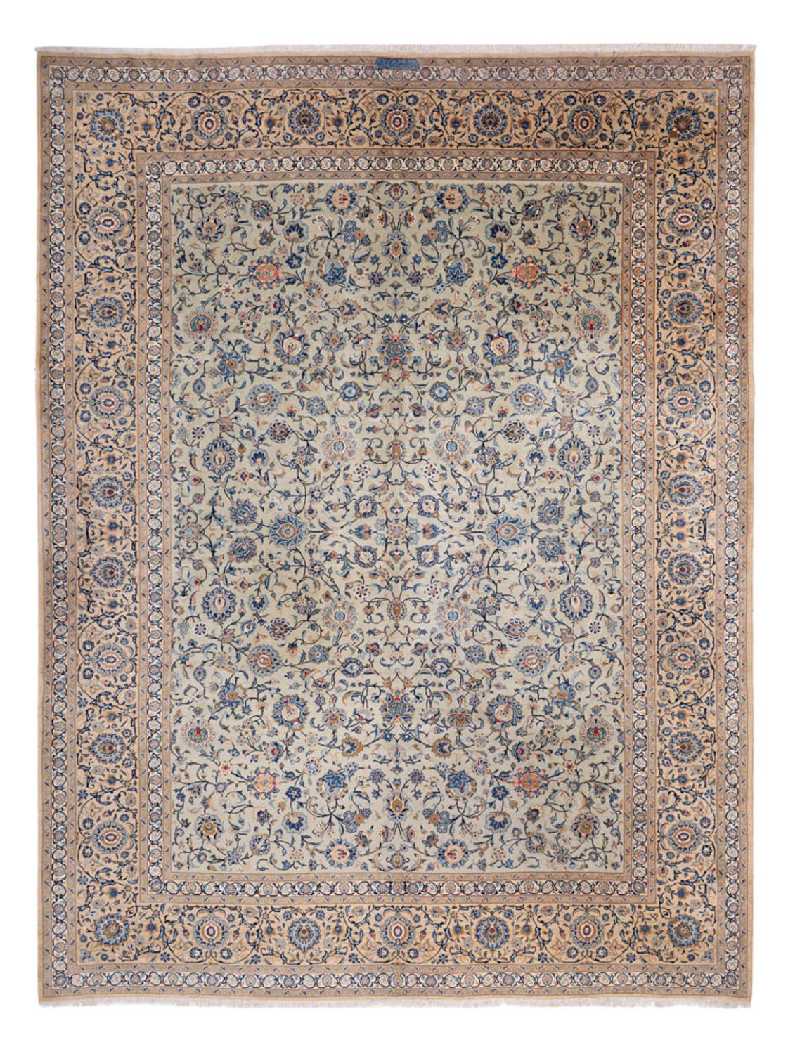 Perzisch tapijt - Keshan - 403 x 303 cm - beige