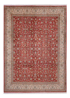 Zijden tapijt - Kashmir Silk - 340 x 250 cm - rood