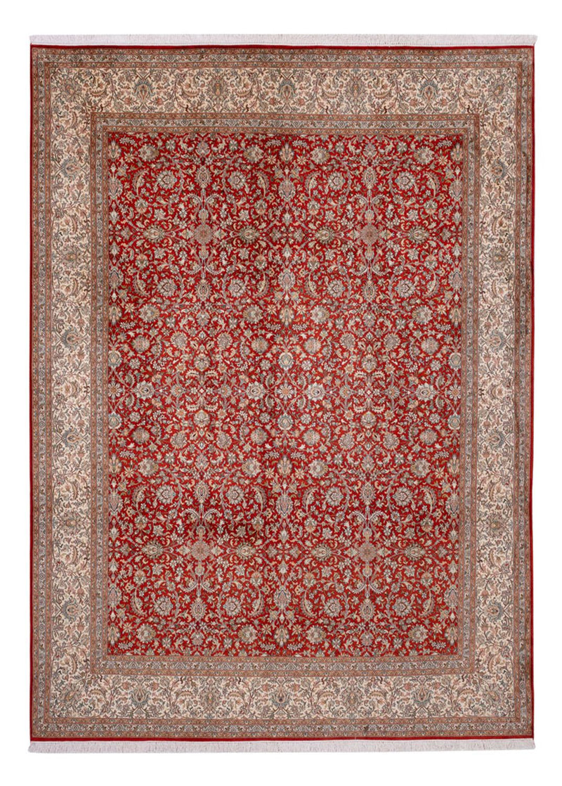 Zijden tapijt - Kashmir Silk - 340 x 250 cm - rood