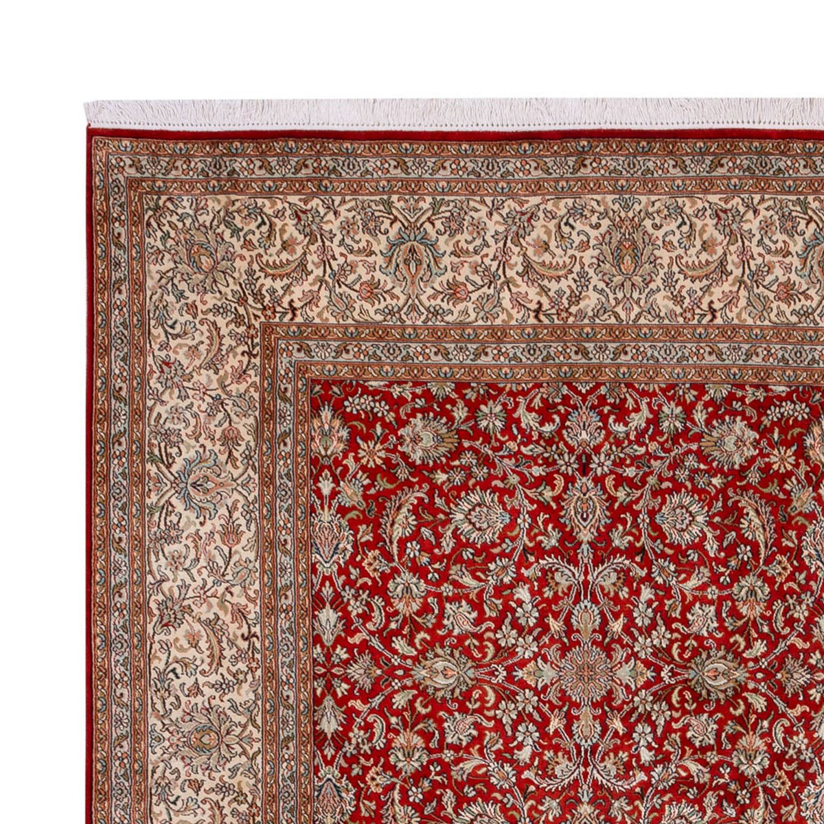 Zijden tapijt - Kashmir Silk - 340 x 250 cm - rood
