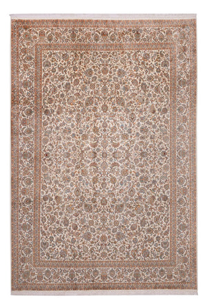 Zijden tapijt - Kashmir Silk - 358 x 249 cm - beige