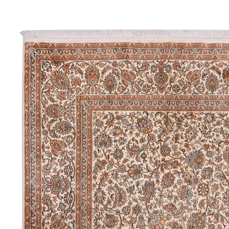 Zijden tapijt - Kashmir Silk - 358 x 249 cm - beige