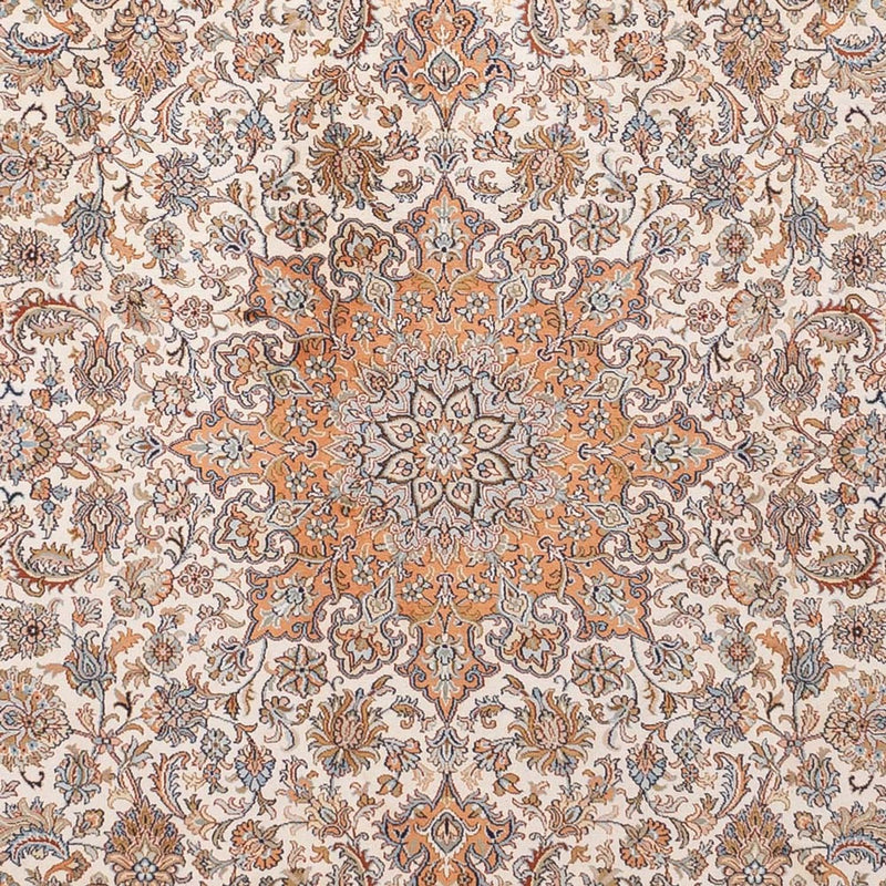 Zijden tapijt - Kashmir Silk - 347 x 247 cm - beige