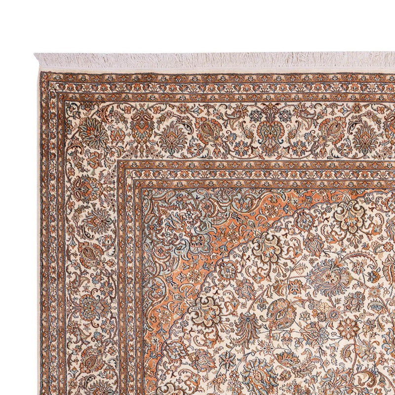 Zijden tapijt - Kashmir Silk - 347 x 247 cm - beige