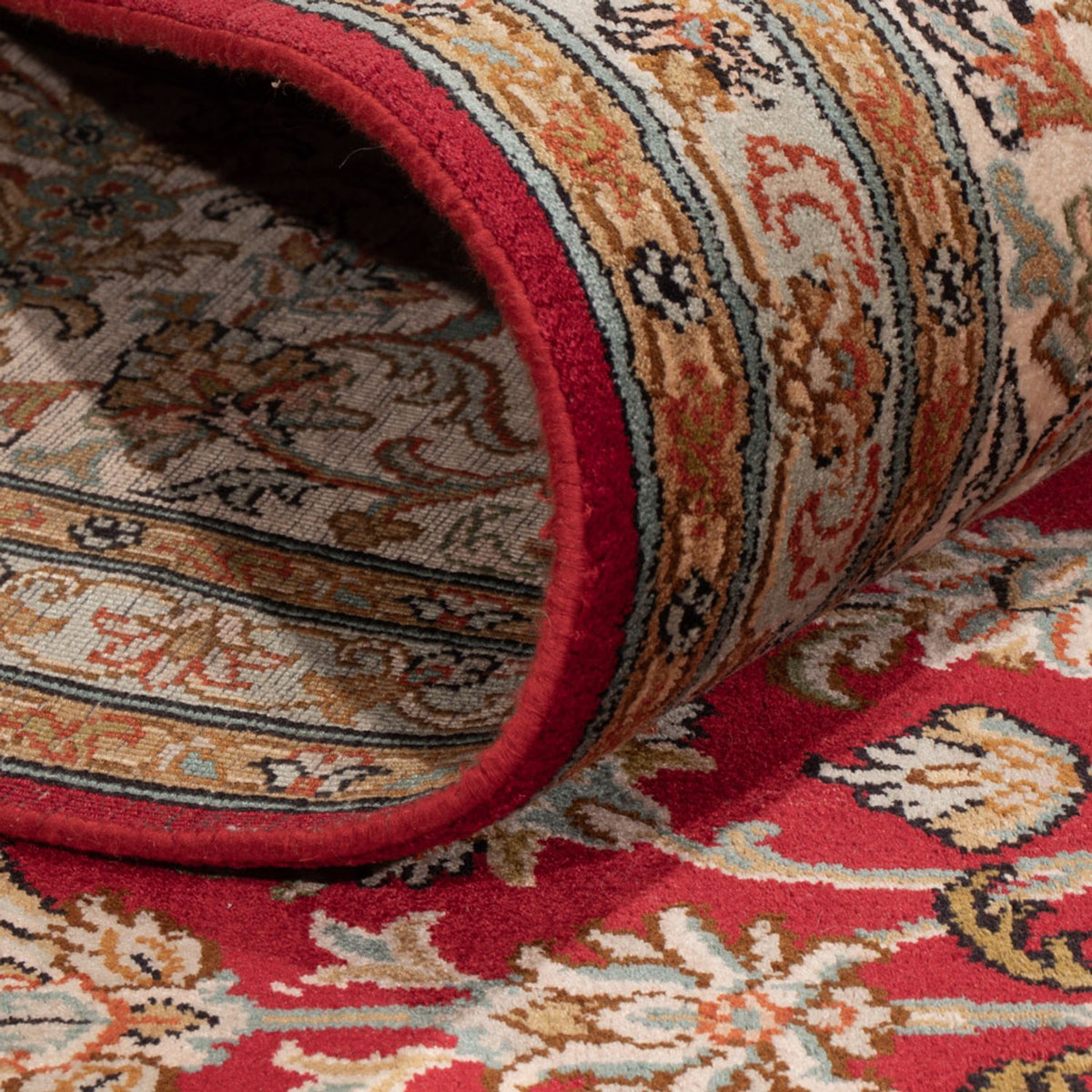 Zijden tapijt - Kashmir Silk - 339 x 244 cm - rood