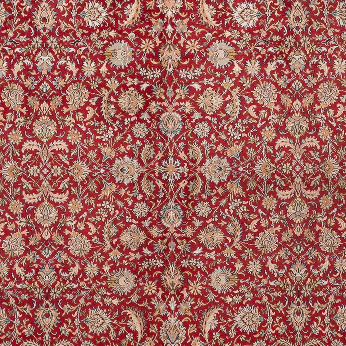 Zijden tapijt - Kashmir Silk - 369 x 279 cm - rood