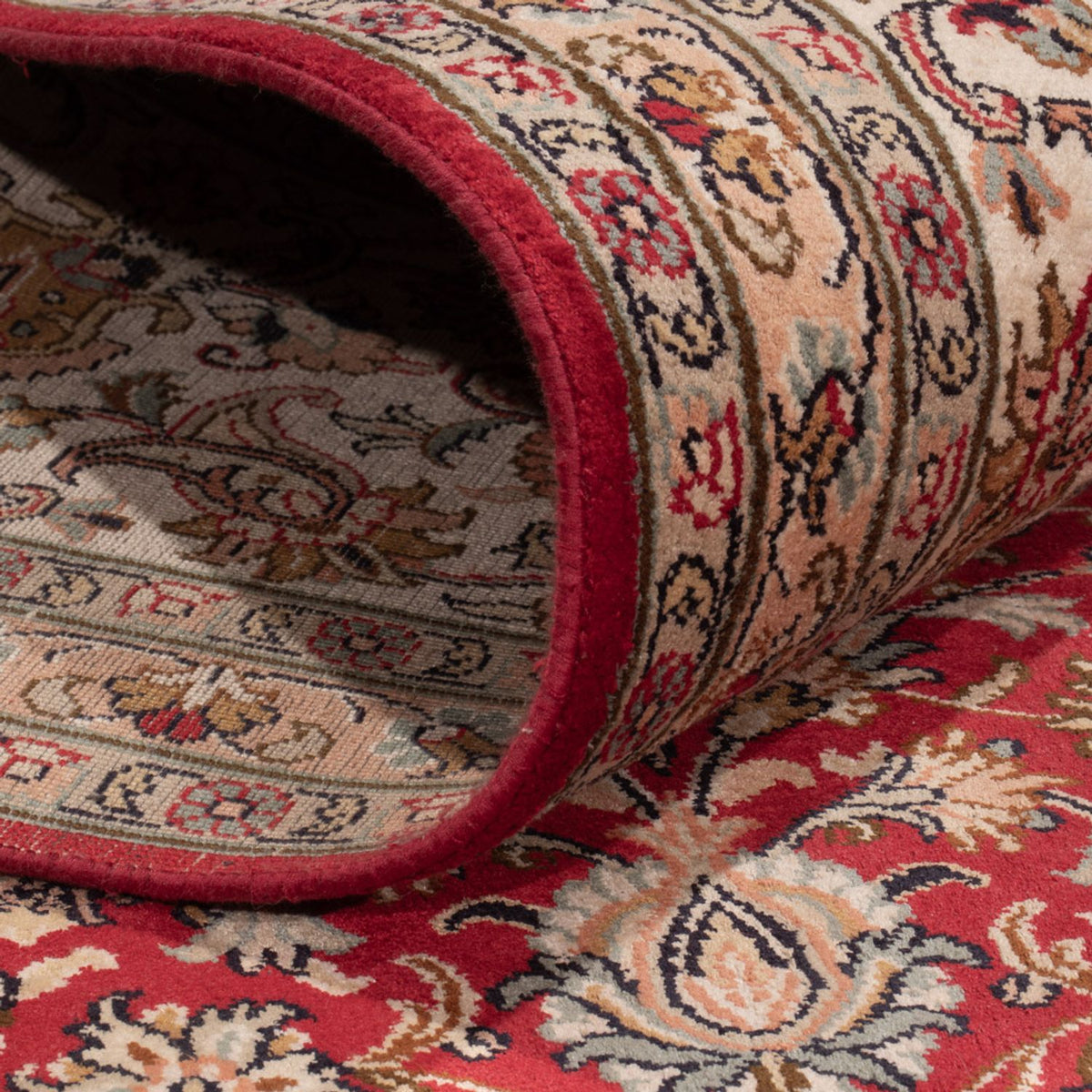 Zijden tapijt - Kashmir Silk - 369 x 279 cm - rood