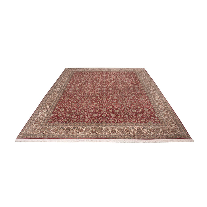 Zijden tapijt - Kashmir Silk - 369 x 279 cm - rood