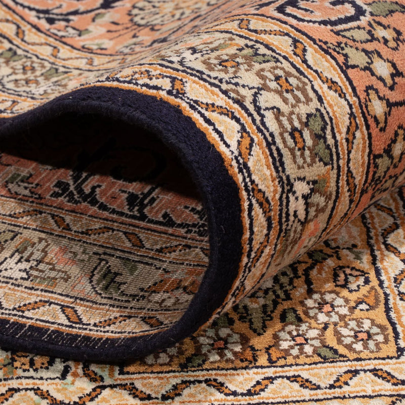 Zijden tapijt - Kashmir Silk - 330 x 246 cm - donker beige