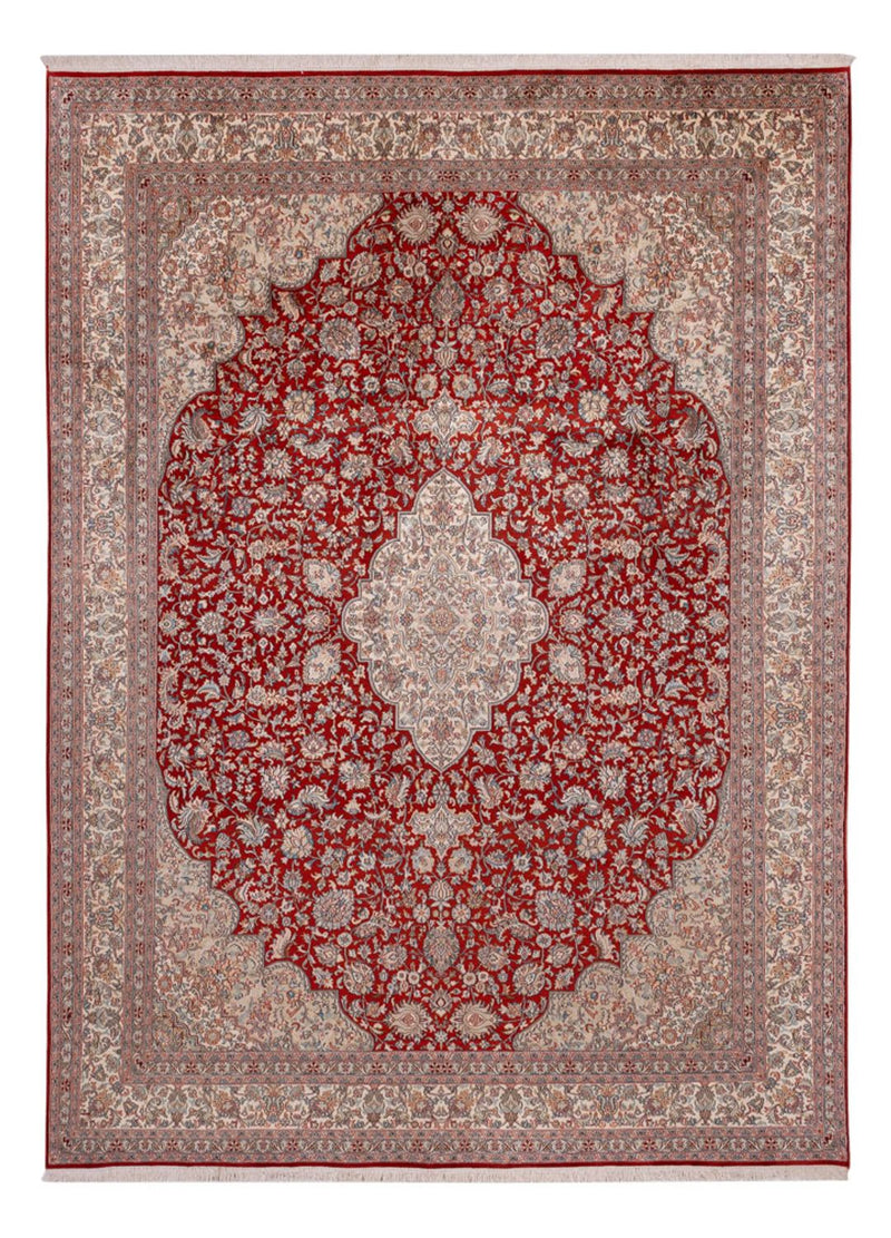 Zijden tapijt - Kashmir Silk - 332 x 245 cm - rood