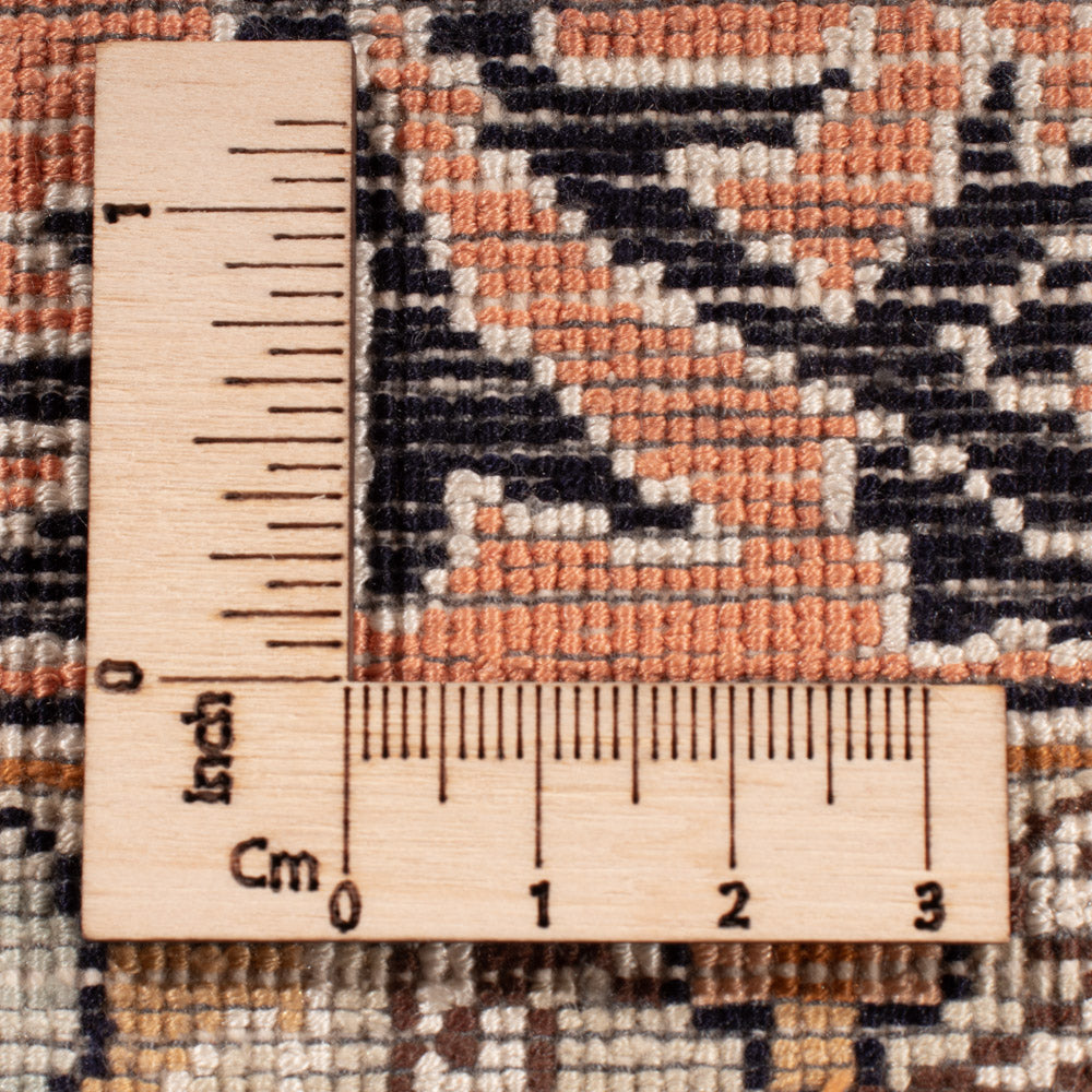 Seidenteppich - Kaschmir Seide - 377 x 275 cm - dunkelbeige