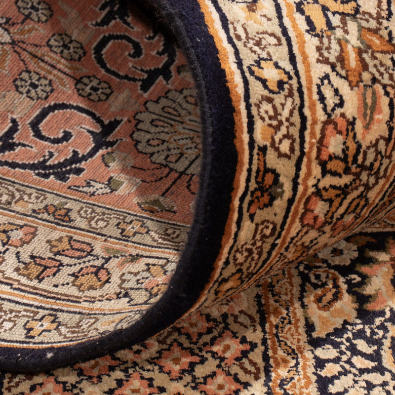 Zijden tapijt - Kashmir Silk - 339 x 246 cm - donker beige