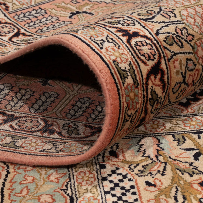Zijden tapijt - Kashmir Silk - 324 x 238 cm - beige