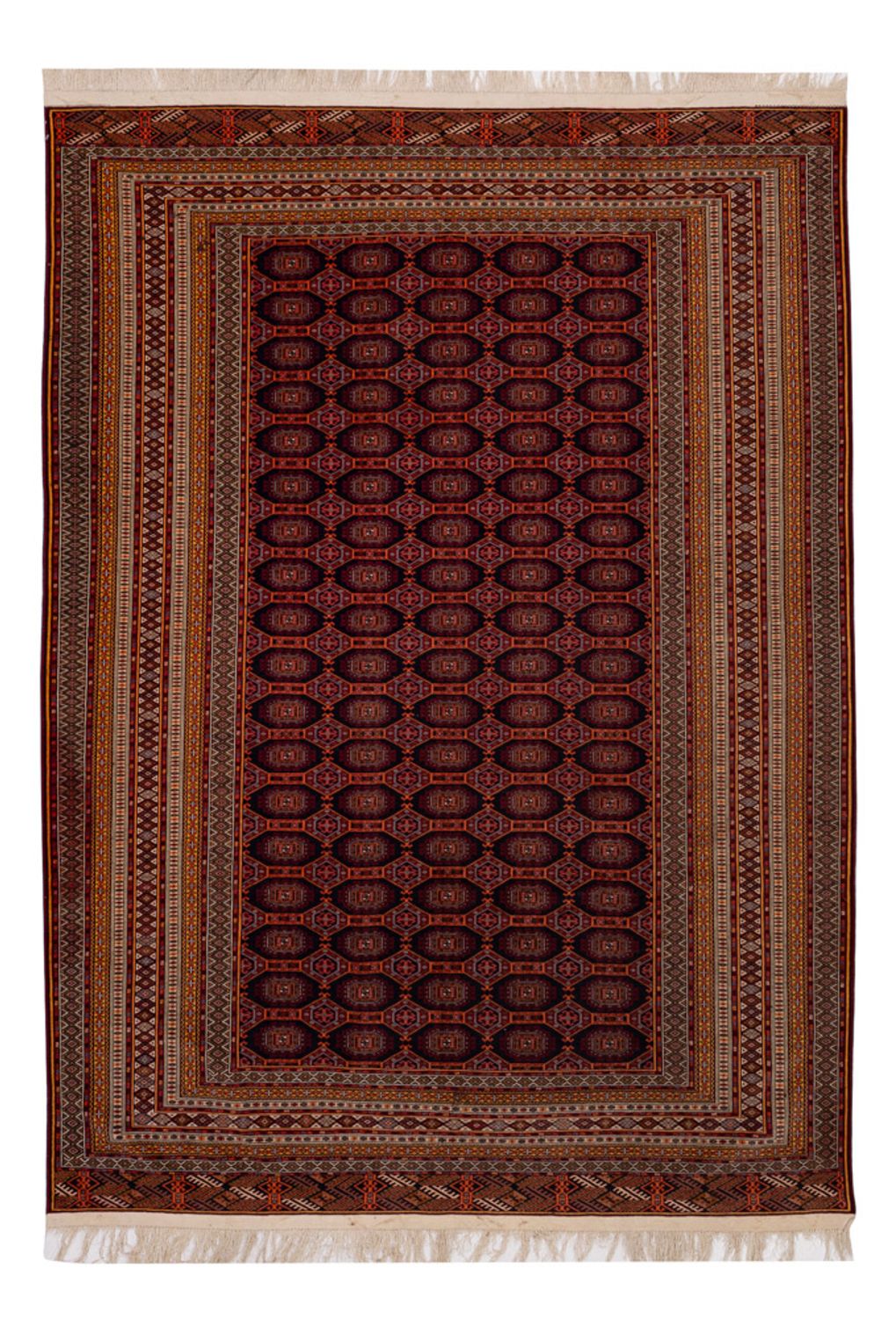 Afghaans tapijt - 321 x 243 cm - donkerrood