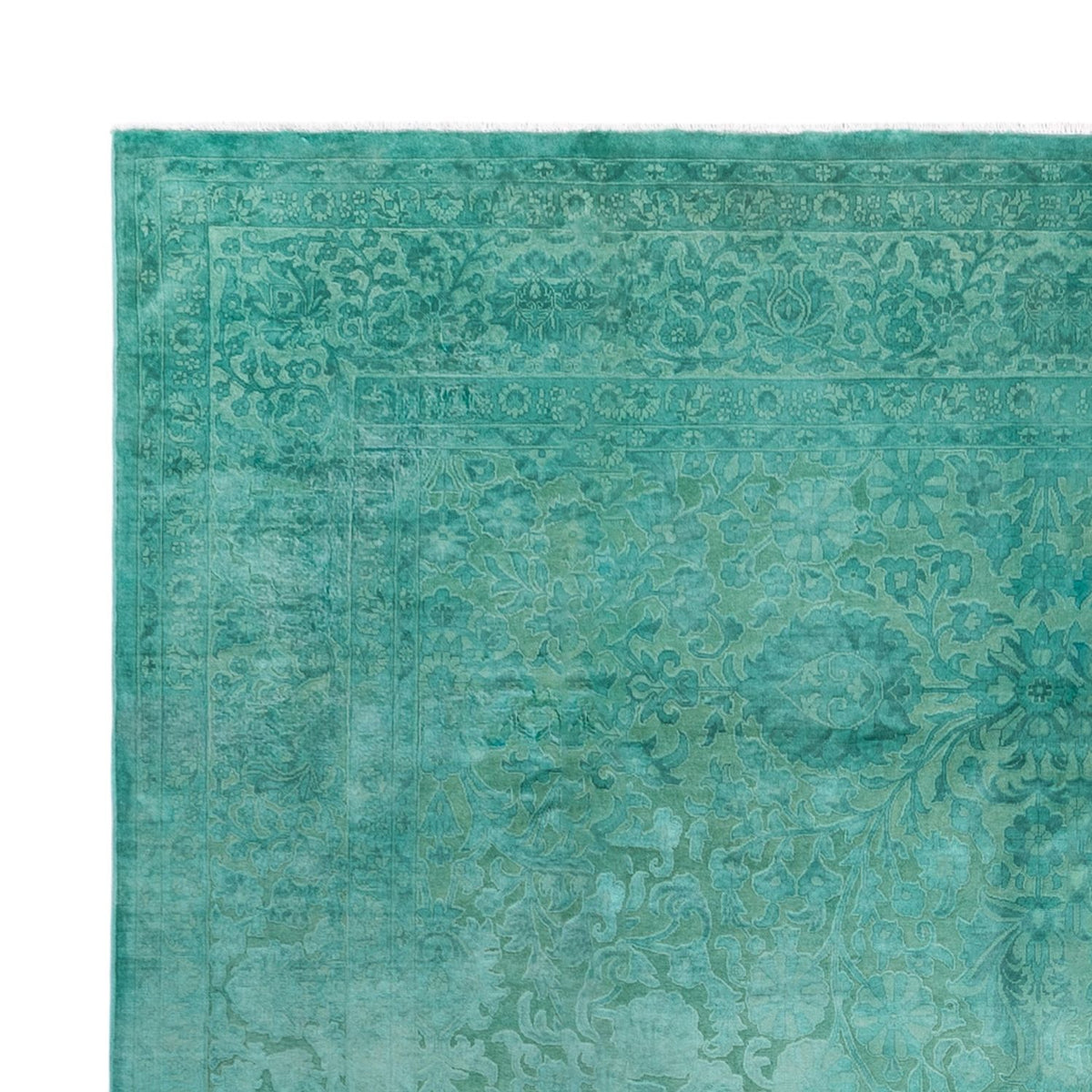 Designer tapijt - Vintage / Gekleurd - 428 x 311 cm - groen