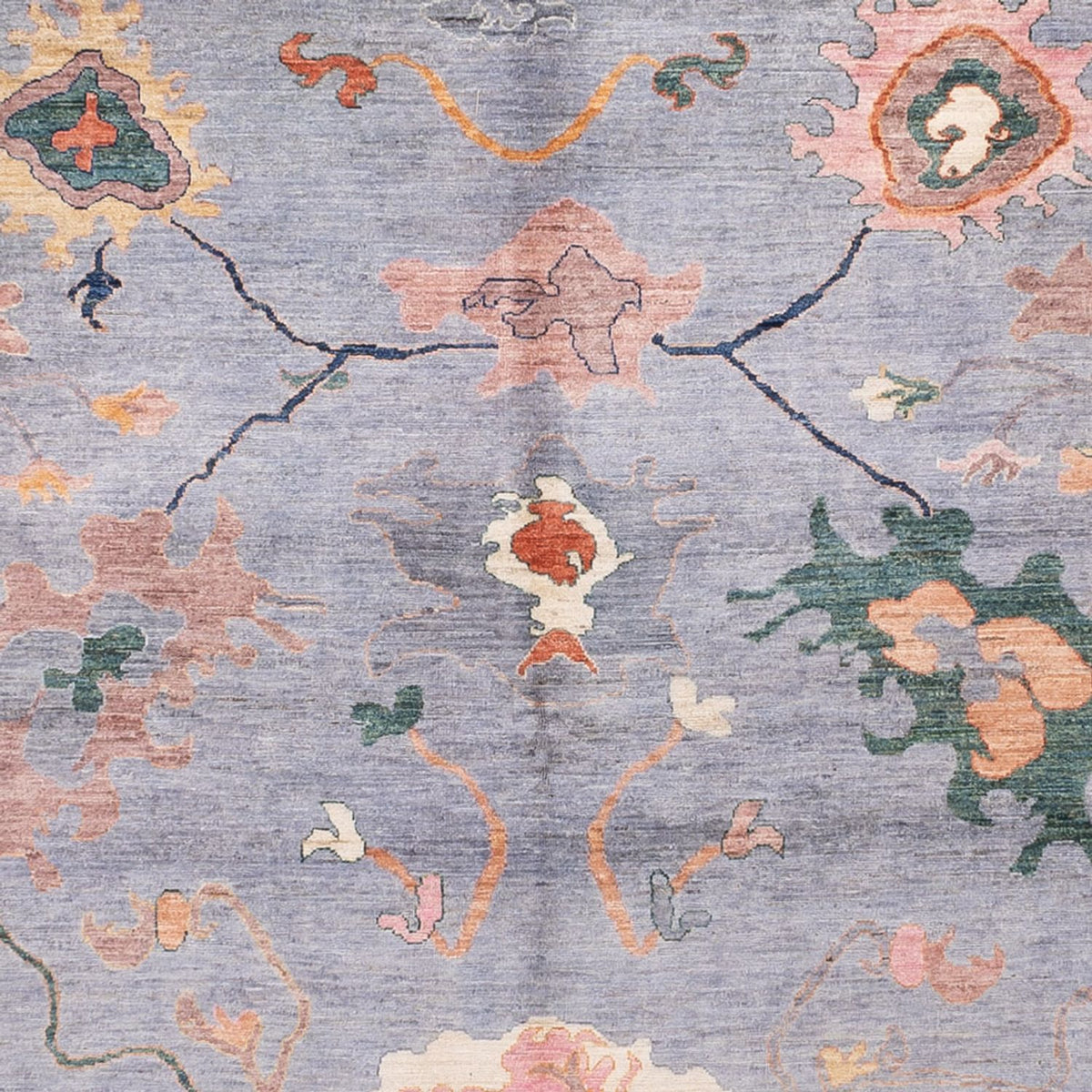 Ziegler Tapijt - Usak - 397 x 300 cm - donkerblauw