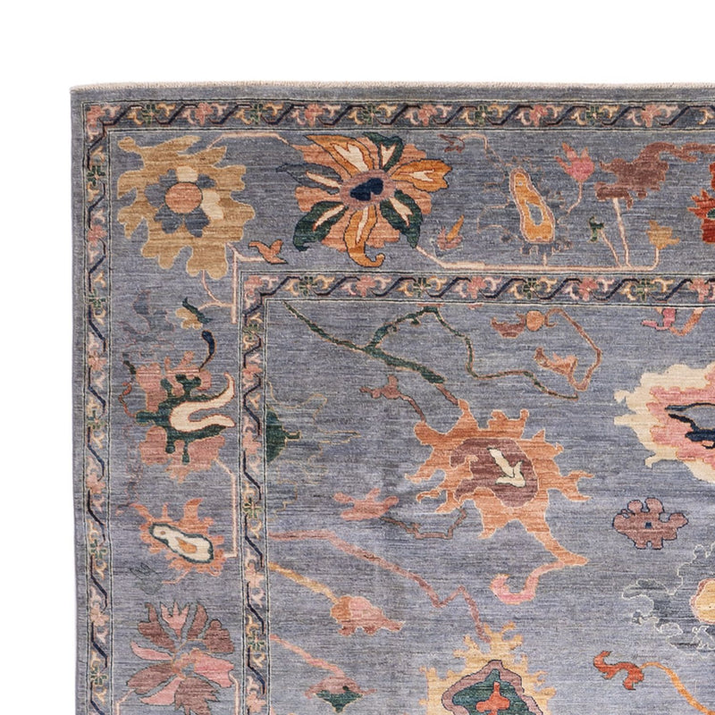 Ziegler Tapijt - Usak - 397 x 300 cm - donkerblauw