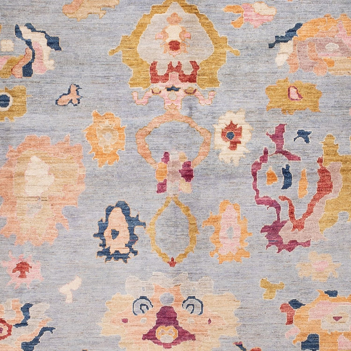 Ziegler Tapijt - Usak - 391 x 298 cm - lichtblauw