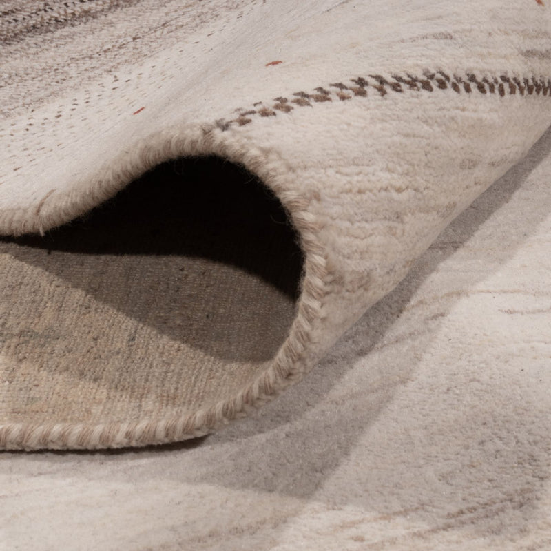 Gabbeh Tapijt - Loribaft Indus - 396 x 300 cm - taupe