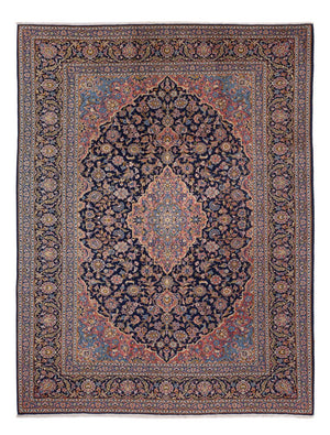 Perzisch tapijt - Keshan - 355 x 264 cm - donker beige