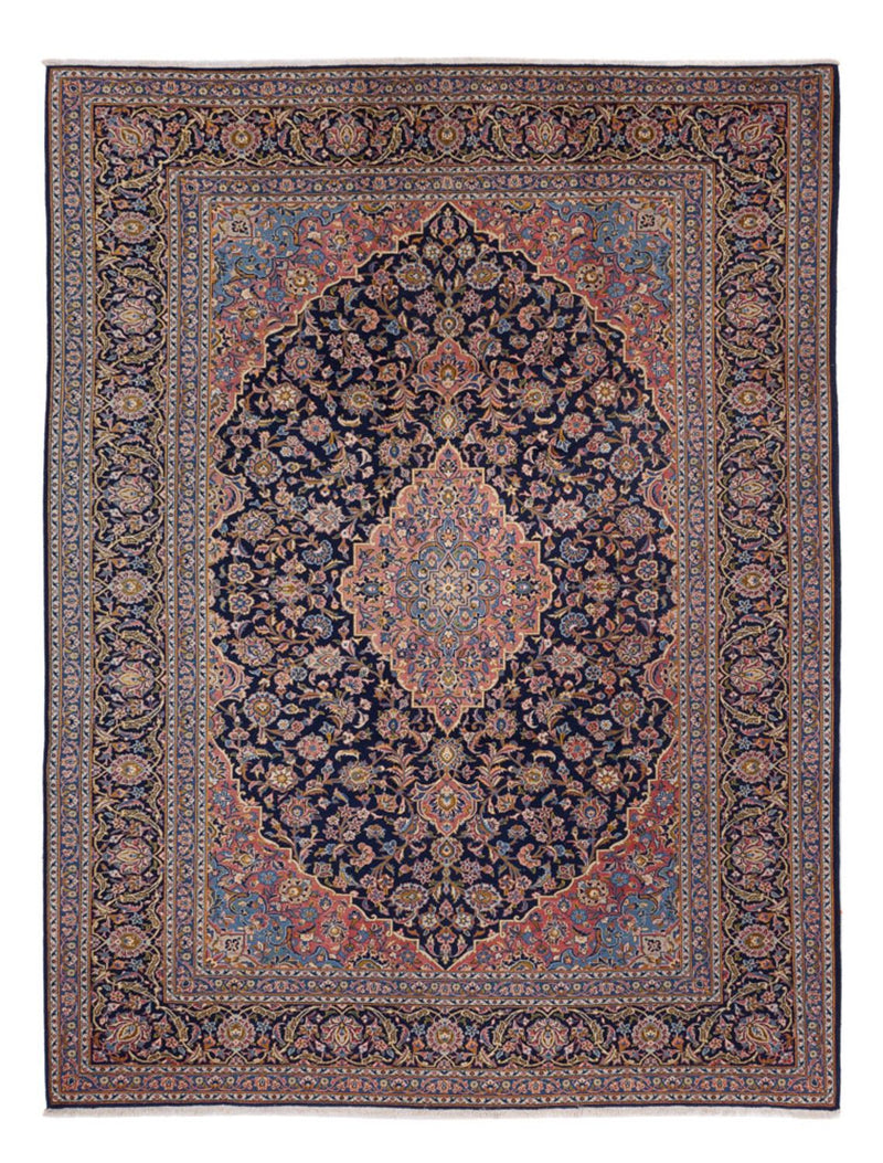Perzisch tapijt - Keshan - 355 x 264 cm - donker beige