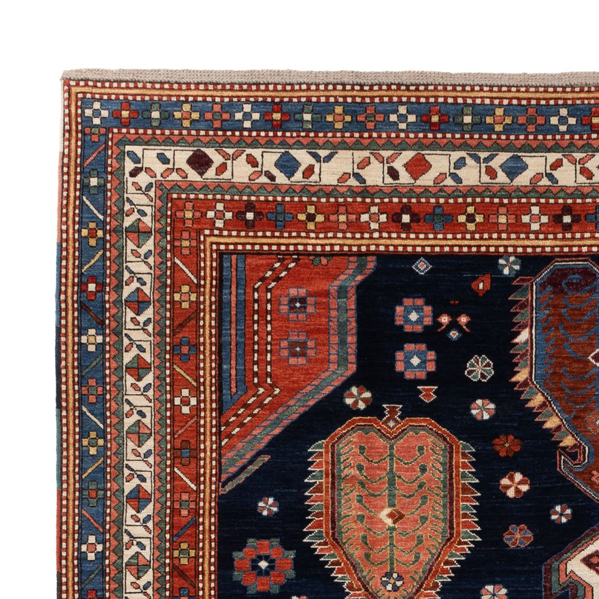 Ziegler Tapijt - Kazak - 328 x 247 cm - donkerblauw