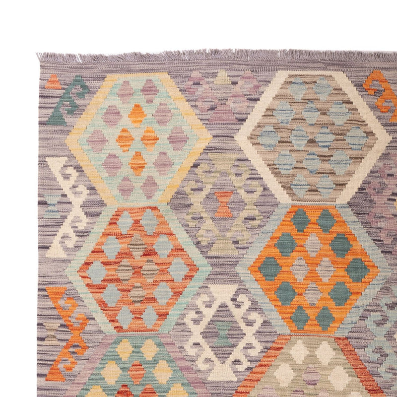 Kelim tapijt - Splash - 292 x 197 cm - veelkleurig