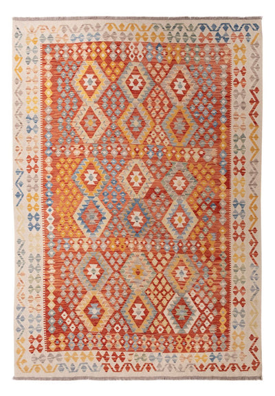 Kilim Maimana 207x292cm - Wollen tapijt - meerkleurig