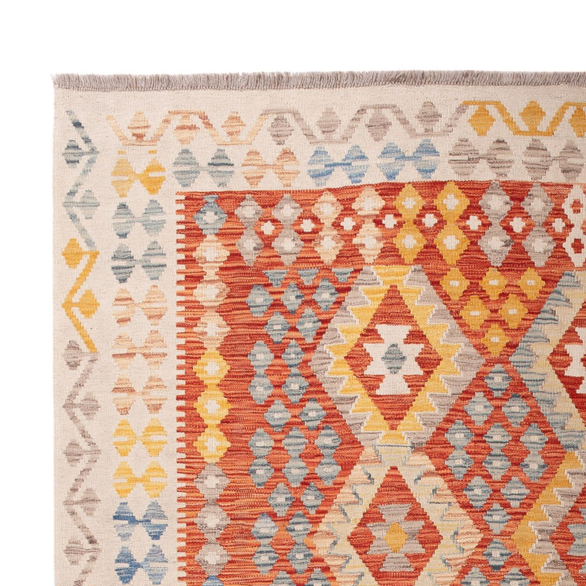 Kelim tapijt - Splash - 292 x 207 cm - veelkleurig