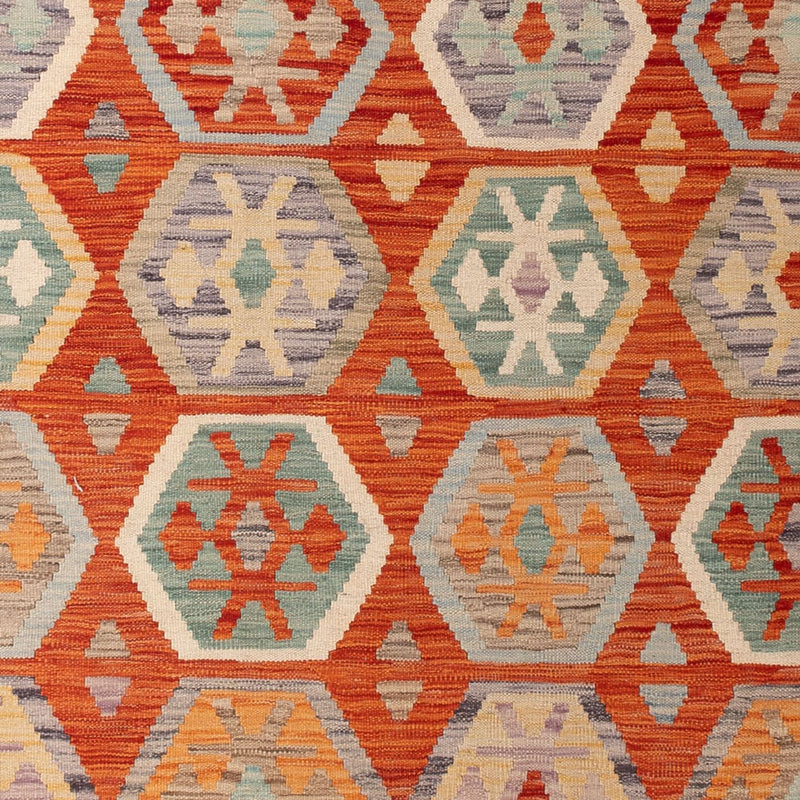 Kelim tapijt - Splash - 298 x 206 cm - veelkleurig