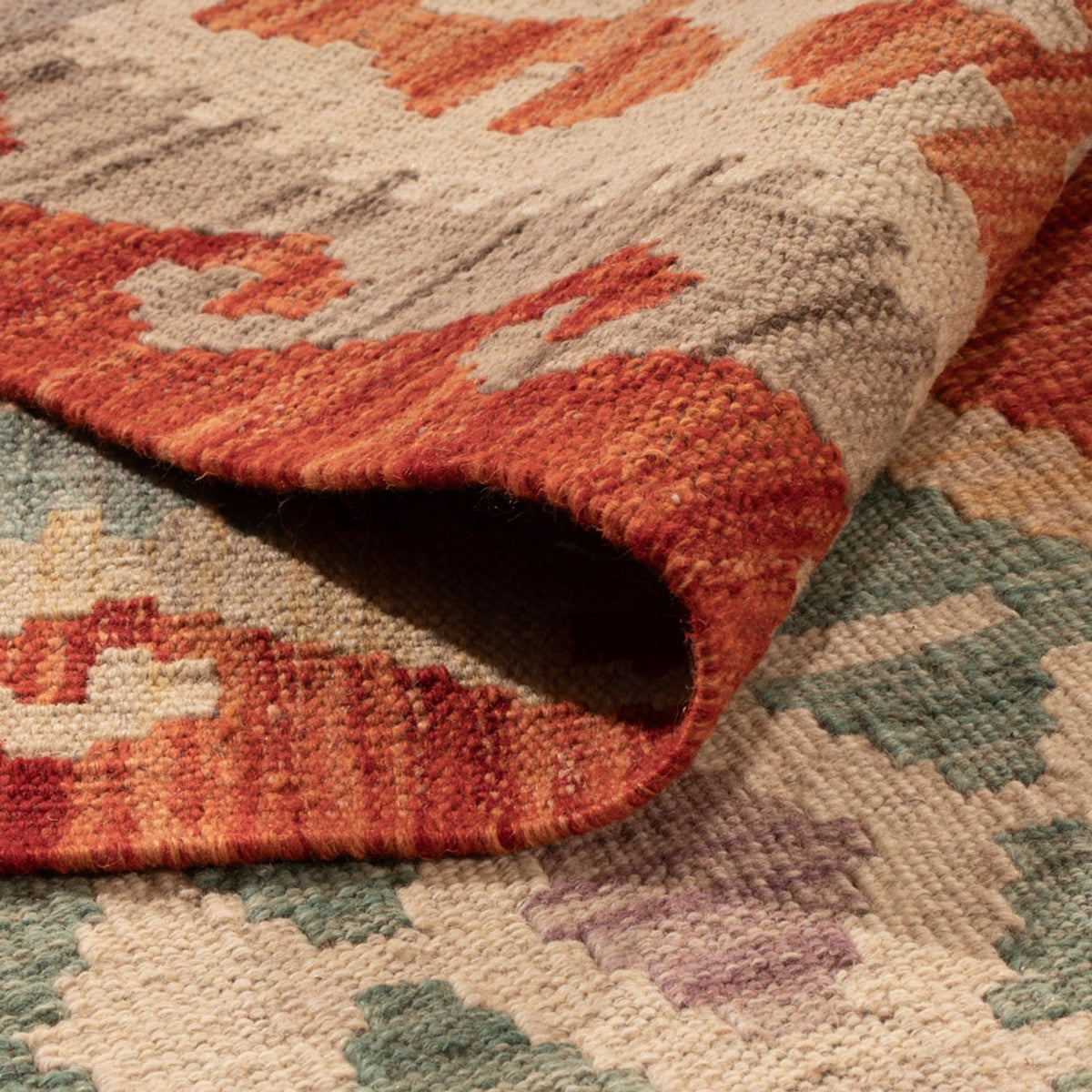 Kelim tapijt - Splash - 298 x 206 cm - veelkleurig