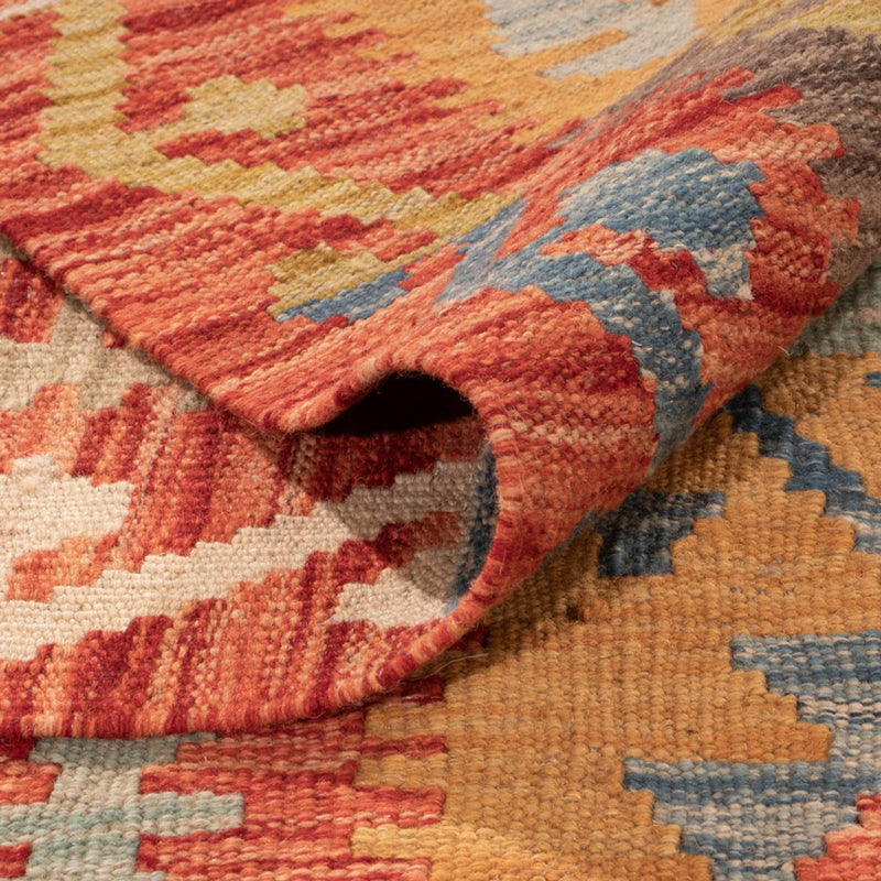 Kelim tapijt - Splash - 298 x 197 cm - veelkleurig