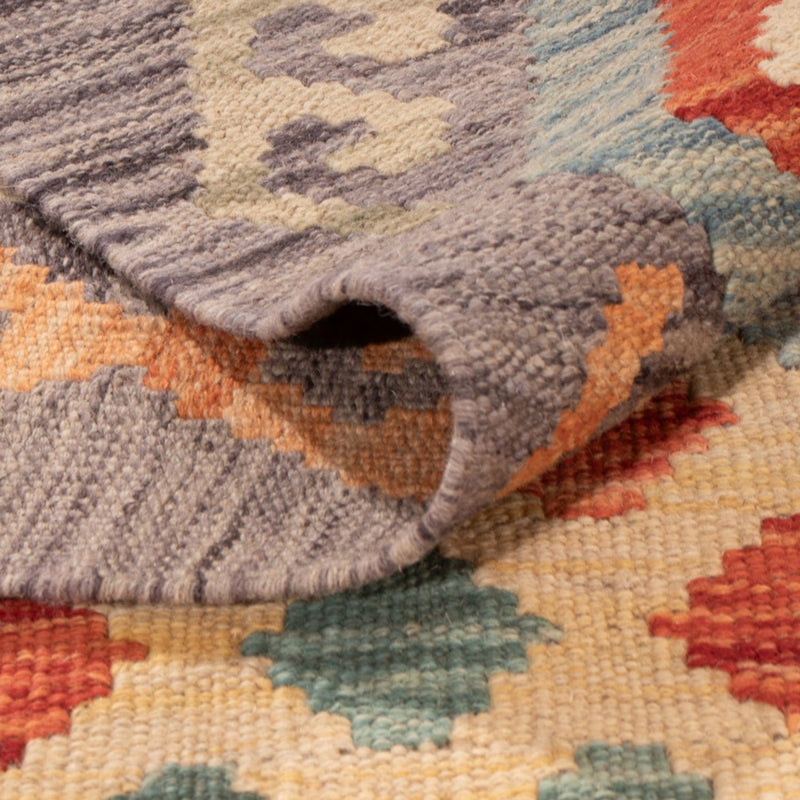 Kelim tapijt - Splash - 293 x 193 cm - veelkleurig