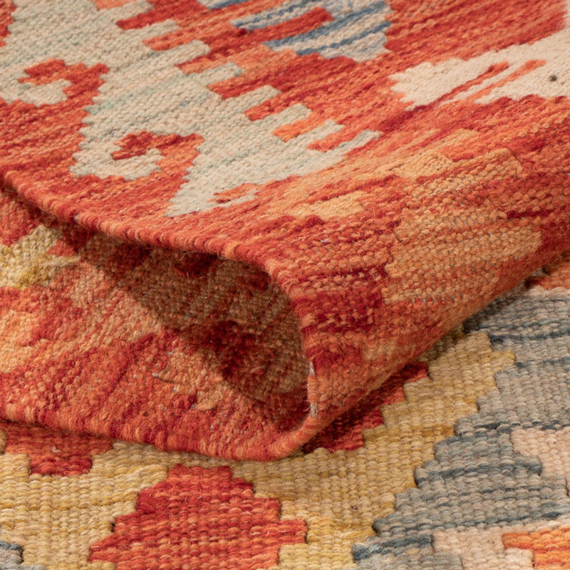 Kelim tapijt - Splash - 295 x 196 cm - veelkleurig