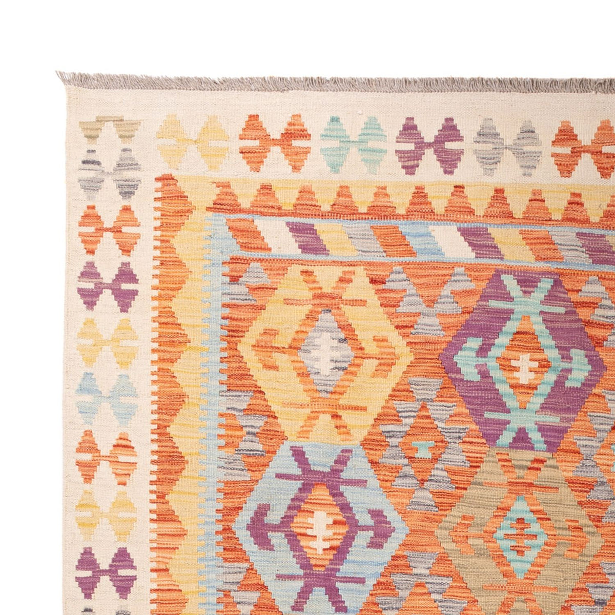 Kelim tapijt - Splash - 288 x 206 cm - veelkleurig