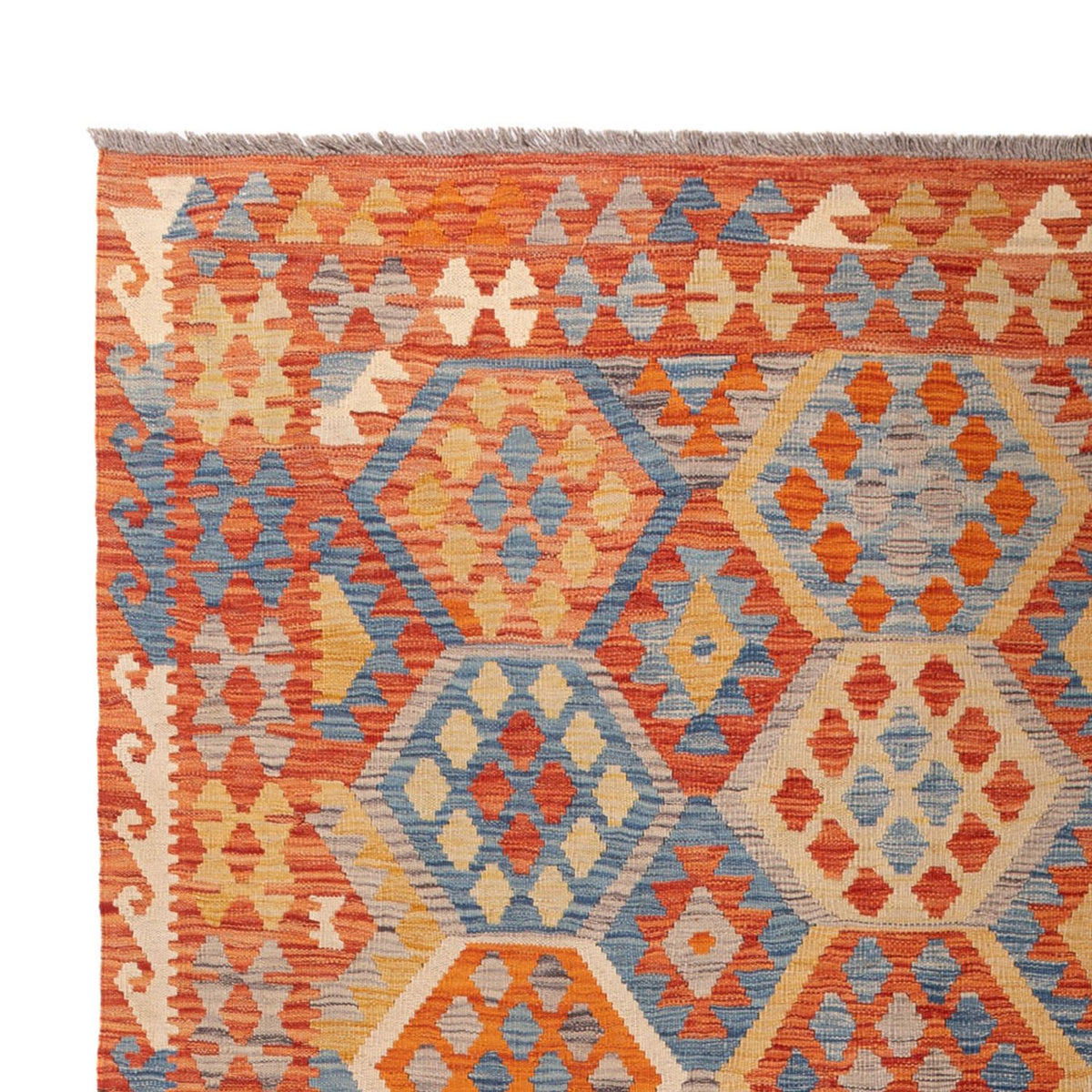 Kelim tapijt - Splash - 292 x 203 cm - veelkleurig