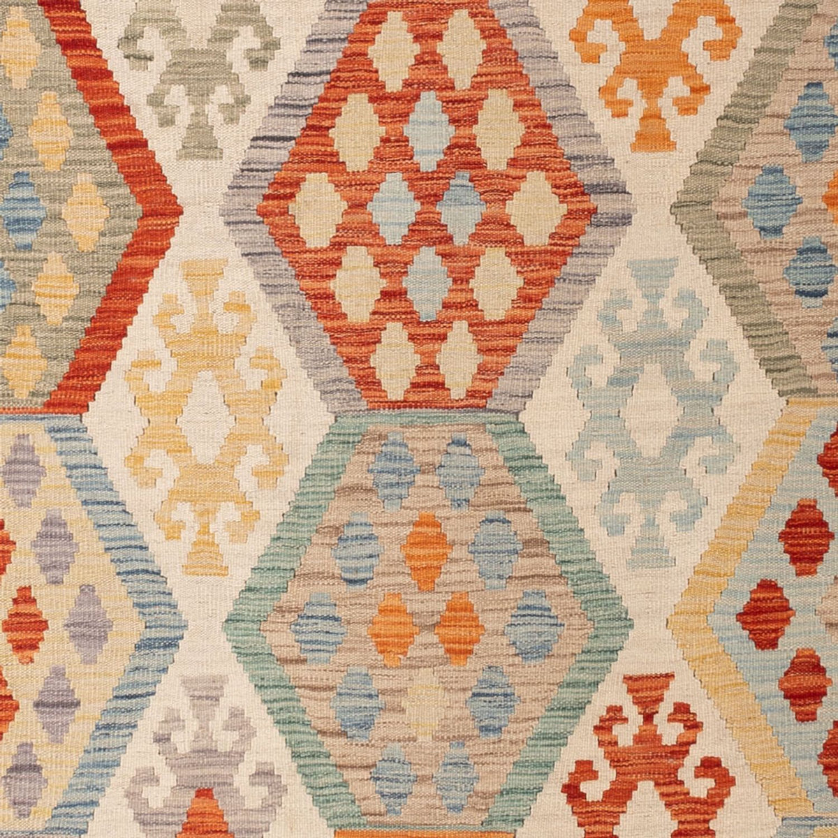 Kelim tapijt - Splash - 310 x 193 cm - veelkleurig