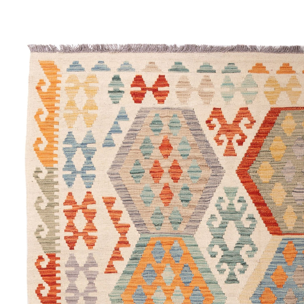 Kelim tapijt - Splash - 310 x 193 cm - veelkleurig