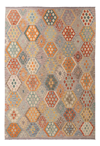 Kilim Maimana 207x298cm - Wollen tapijt - meerkleurig