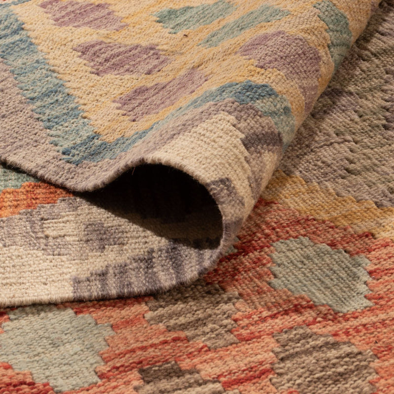 Kelim tapijt - Splash - 298 x 207 cm - veelkleurig