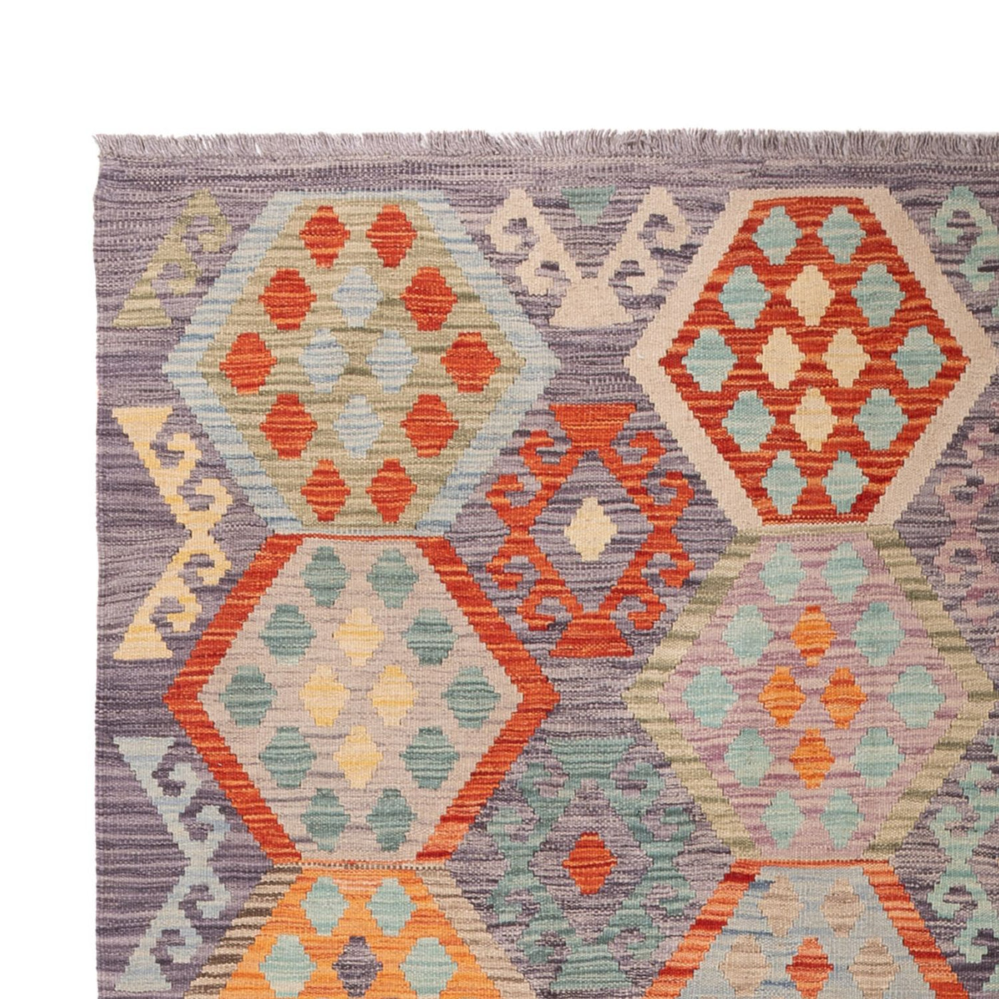 Kilim Maimana Tapijt 300x202cm - Wollen tapijt