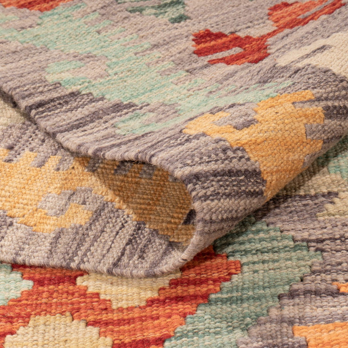 Kelim tapijt - Splash - 296 x 200 cm - veelkleurig