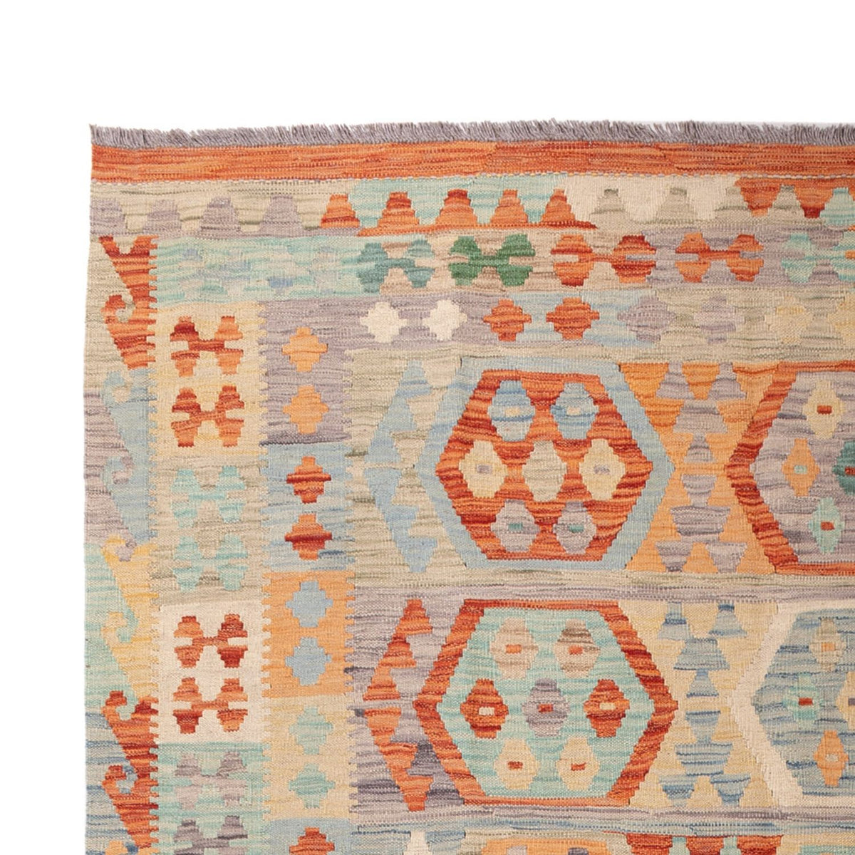 Kelim tapijt - Splash - 300 x 203 cm - veelkleurig