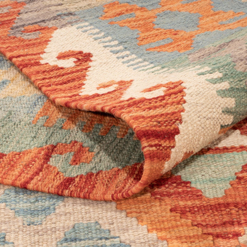 Kelim tapijt - Splash - 295 x 200 cm - veelkleurig