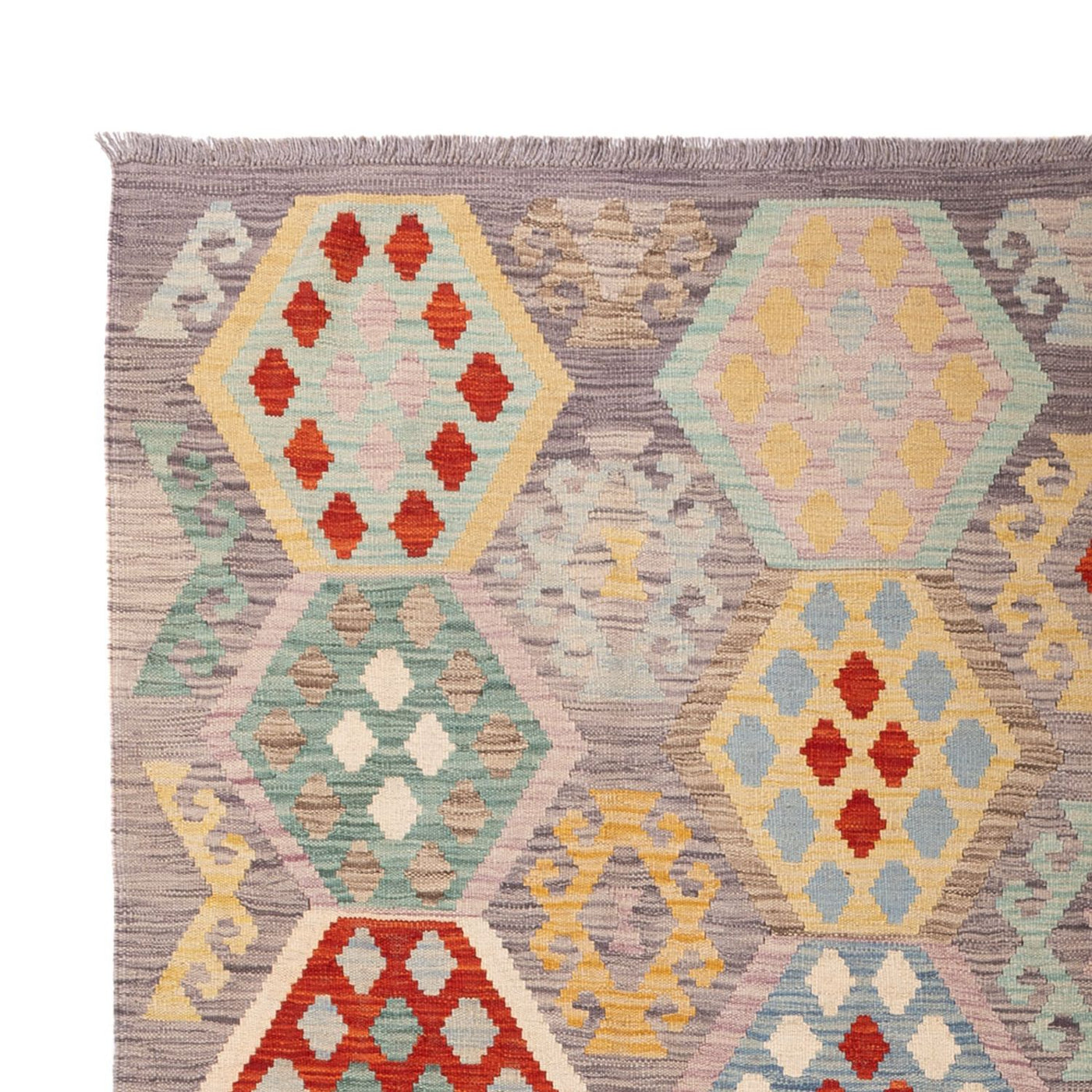 Kilim Maimana Tapijt 301x209cm - Wollen tapijt