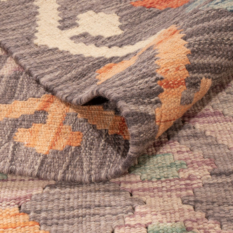 Kelim tapijt - Splash - 296 x 205 cm - veelkleurig