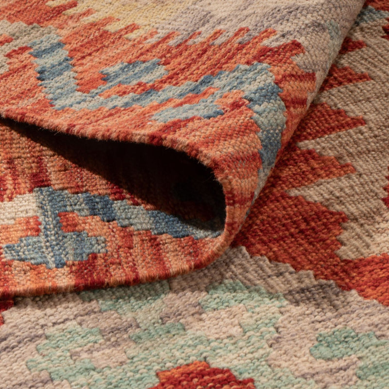 Kelim tapijt - Splash - 298 x 203 cm - veelkleurig