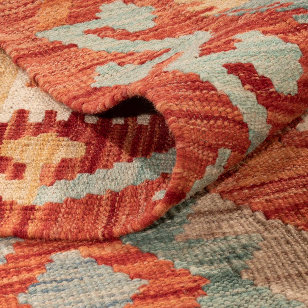 Kelim tapijt - Splash - 291 x 201 cm - veelkleurig