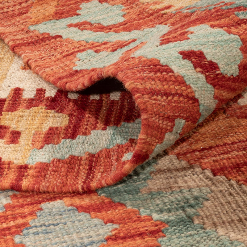 Kelim tapijt - Splash - 291 x 201 cm - veelkleurig